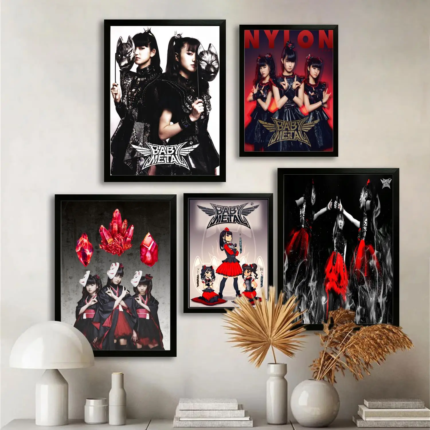 babymetal Canvas Art Poster and Wall Art Picture Print, Modern Family Bedroom Decor Posters,Decorative painting