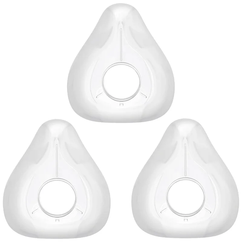 A50Q-3Pcs Replacement Cushion For Airfit F20- Mask Cushions For F20 Frame - Ventilator Mask Accessories For Full Face Masks