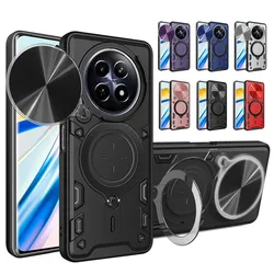 Protective Cover For Realme 13 12 Pro Plus 11 Pro+ 5G Case Stand Holder Lens Protection Shockproof Funda Coque Capa