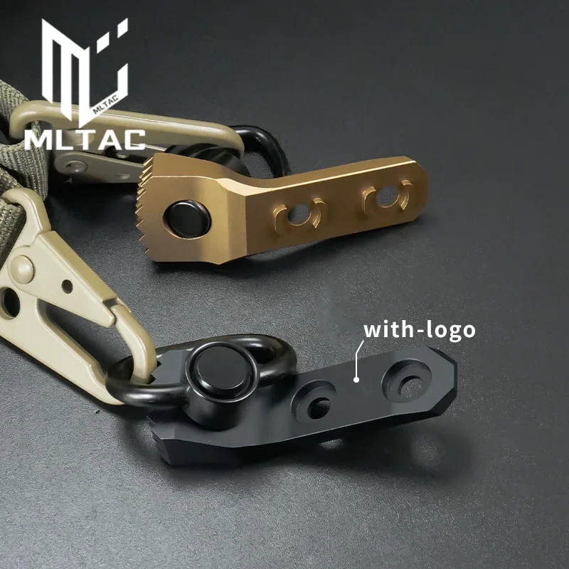 

New Airsoft QD Metal Mount Buckle Swivel Quick Release Tactical Base Adapter 1.25 QD Inch For MLOK Rail Weapon Sling Accessaries