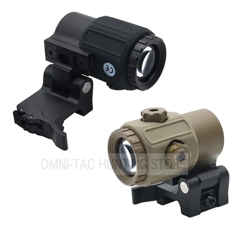 التكتيكية G33 G43 3X المكبر نطاق البصر للطي الجانب الوجه G45 5X المكبرات ل 558 556 553 المجسم منعكس ريد دوت مشاهد