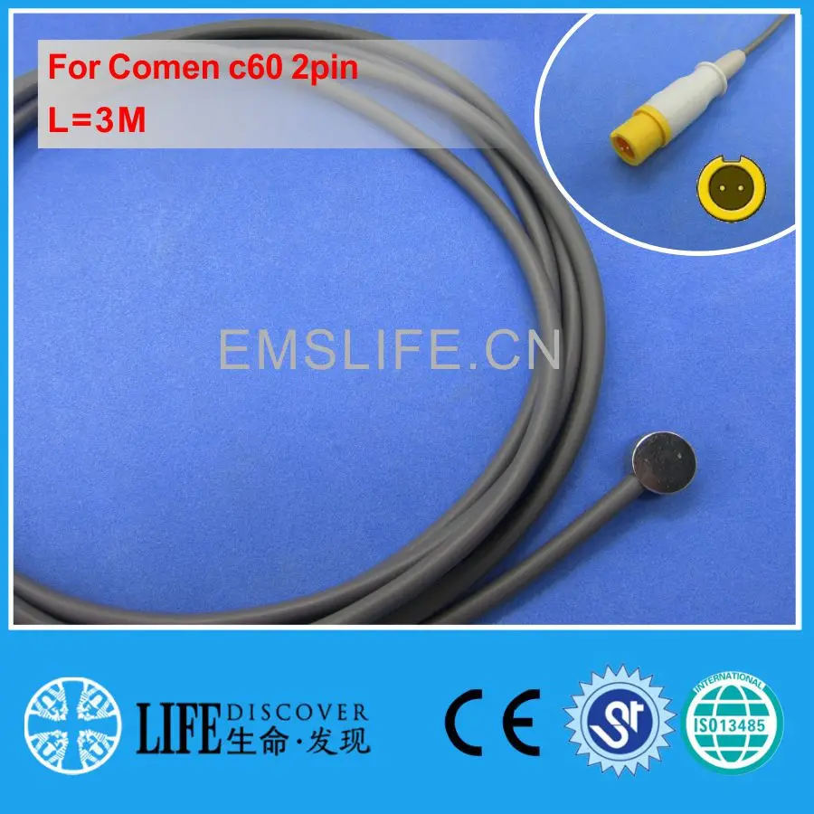 Compatible Comen C series adult pediatric skin-surface esoohageal rectal temprature probe