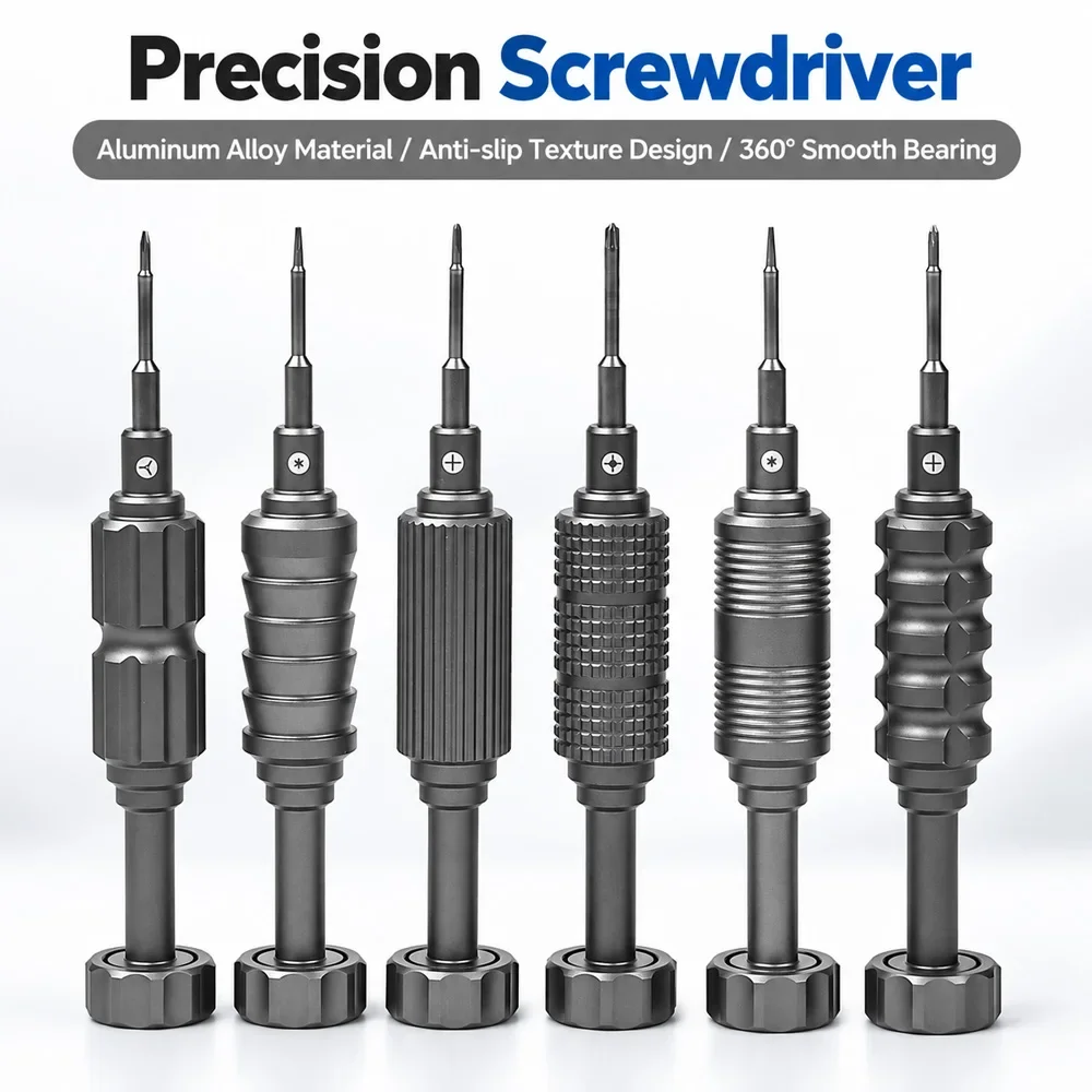 TE-674 High Hardness Screwdriver Kit Convex Cross Torx T2 Y0.6 Pentalobe Phillips For Phone Watch Tablet Repair Opening Tool