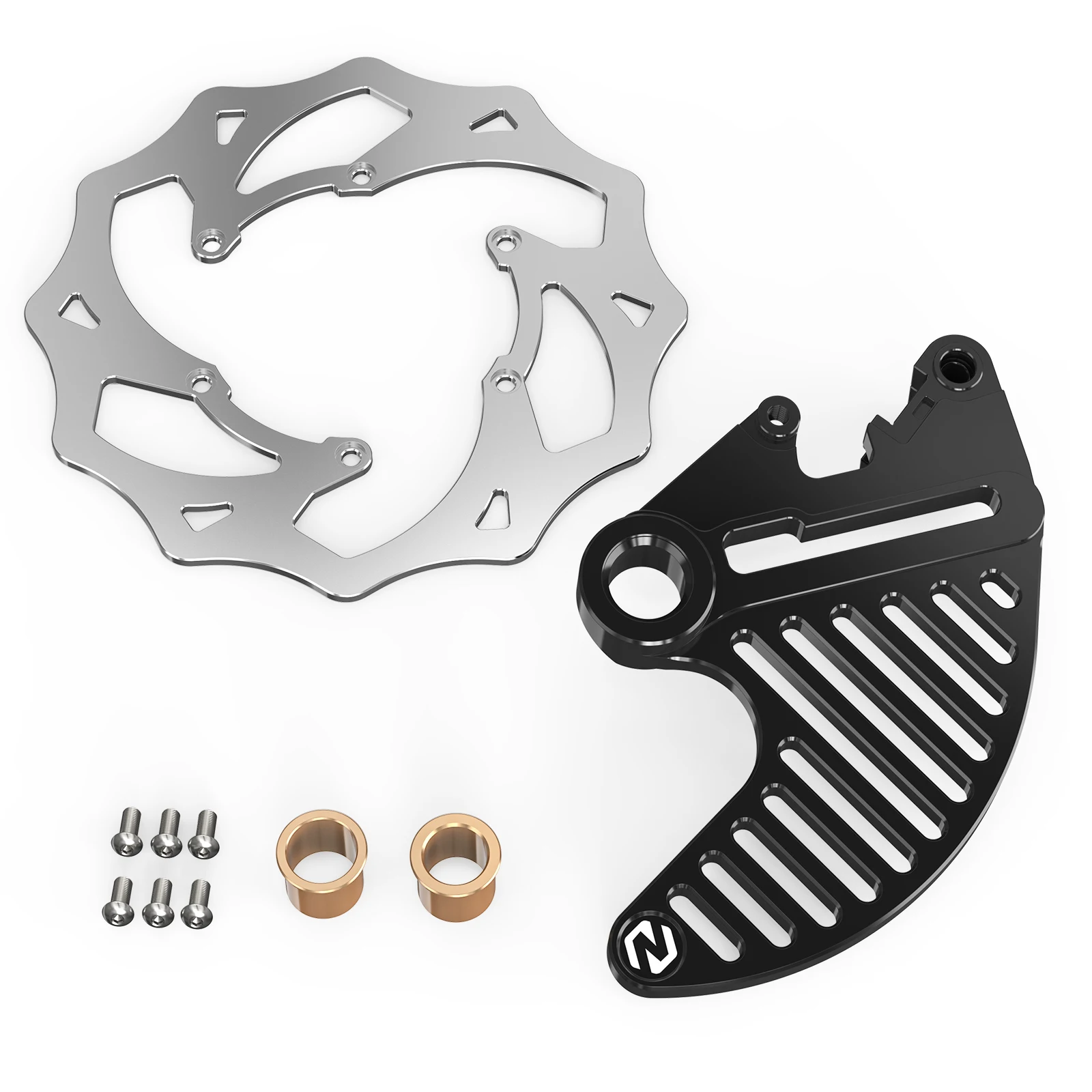 NICECNC For Stark Varg EX MX 2024-2025 240mm Oversized Rear Brake Rotor Kit Stainless Steel Electrical Motorbike Accessories