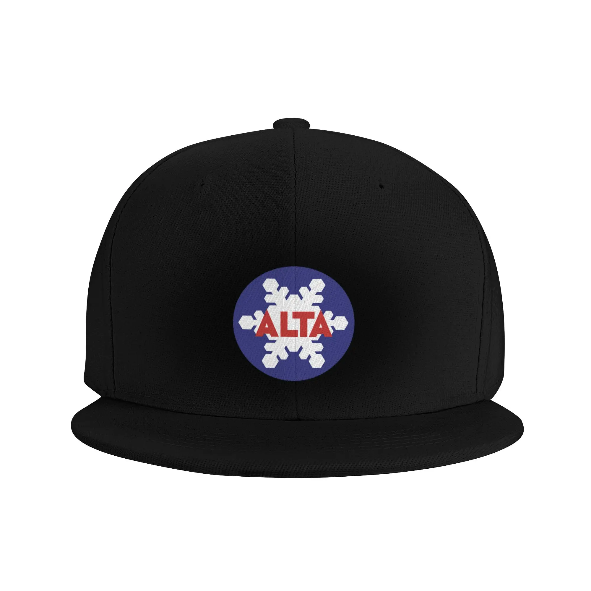 Fashion Alta Ski Resort  Utah Flat Brim Sun Hat  Vintage Denim Hat Summer Cap