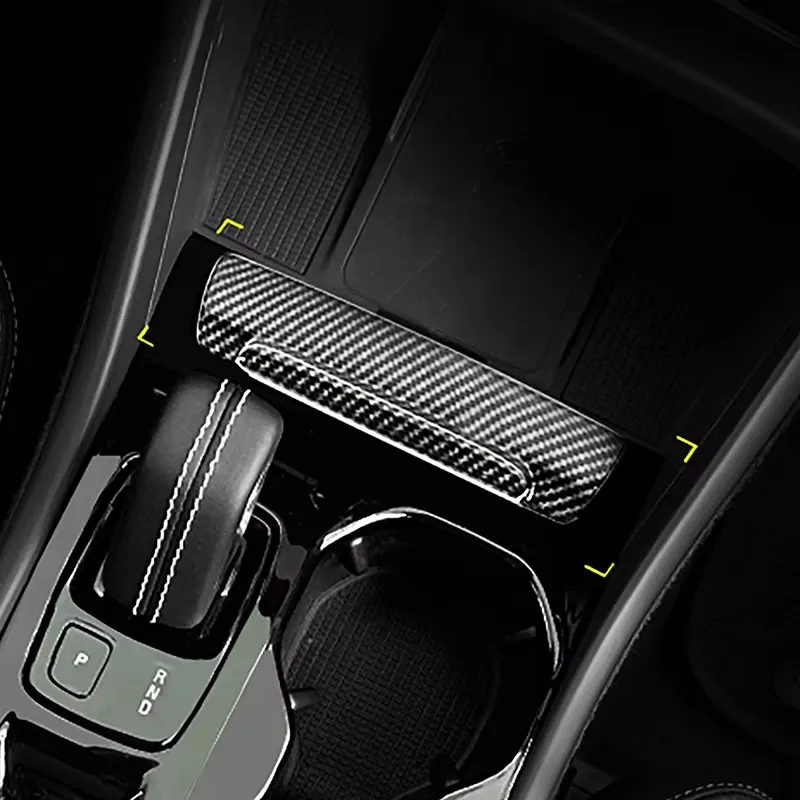 

For Volvo XC40 2019-2022 Car Center Central Ashtray Panel Cover Decoration Carbon Fiber Color Trim Interior Accessories Sticker