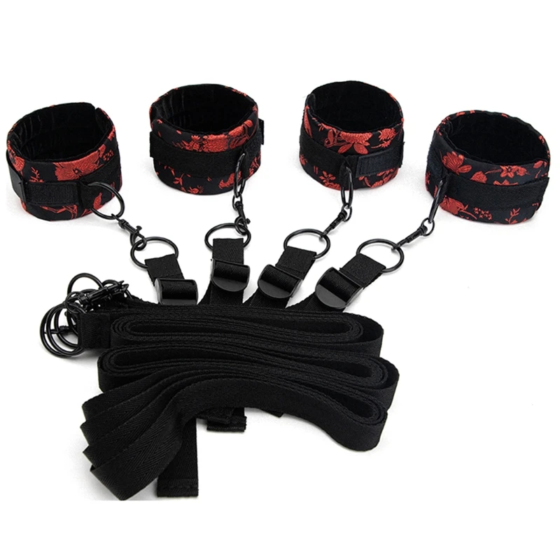 Wrist and Ankle Restraints for Couple Under Bed Bondaged Restraints Sex Bonding Straps for Couples Women Sexy