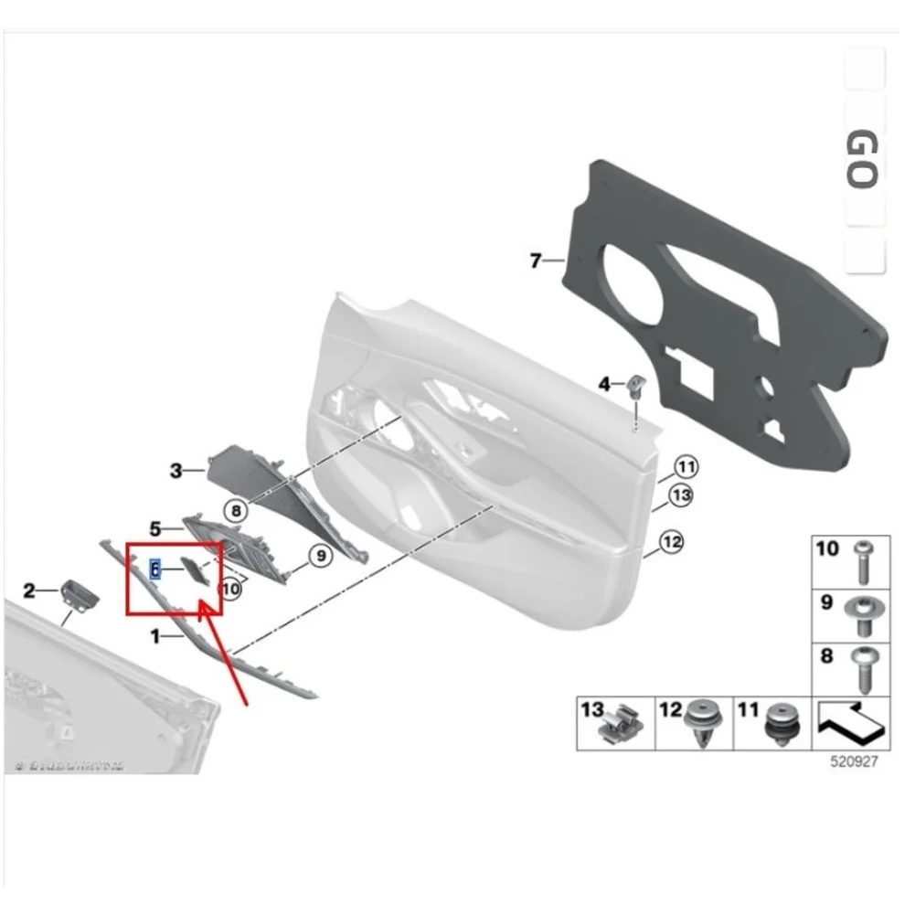 

Car Door Handle Cover Original Factory Specifications Replacement Parts For BMW For G20 For G28 For I3