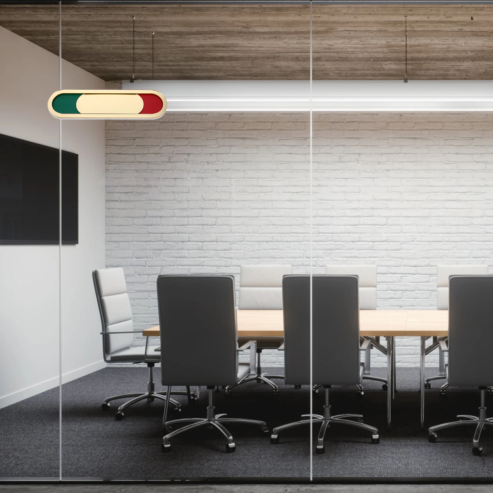 

Meeting Room Door Sign Acrylic Slide Indicator For Office Conference Room Privacy Signboard Vacant Occupied Mark