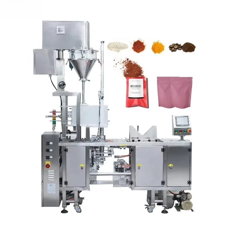 Automatic Premade Pouch Small Sachets Spice Seasoning Powder Doypack Bag Stainless Steel High-Accuracy Remote Packing Machine