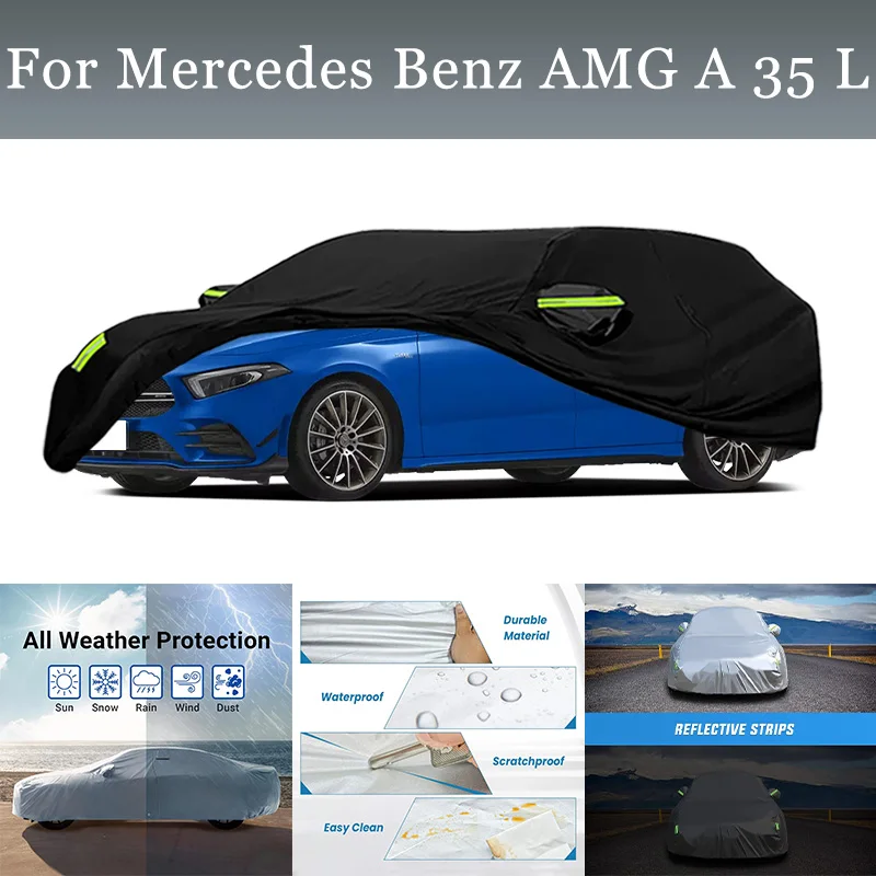 

Для Mercedes Benz AMG A 35L полный автомобильный чехол солнцезащитный козырек от дождя и снега водонепроницаемый чехол автомобильные аксессуары