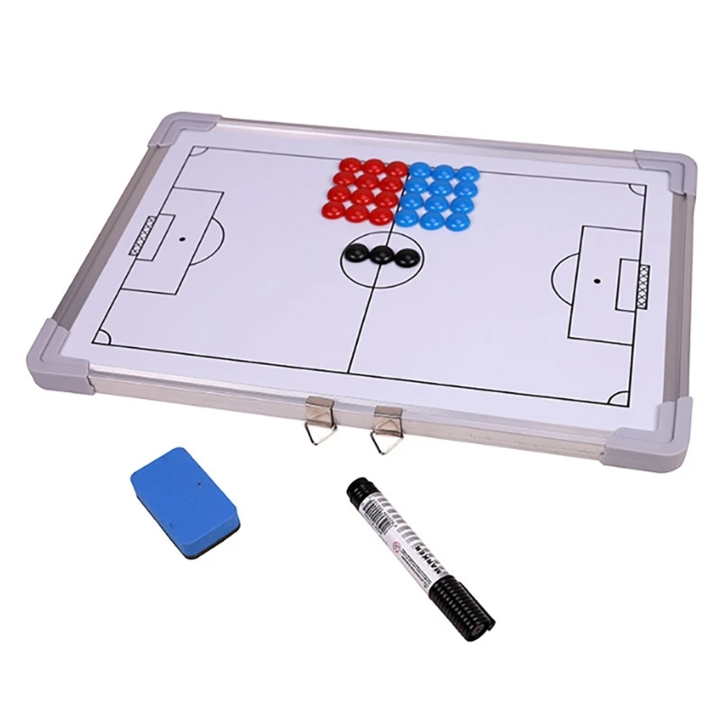 Basketball Whiteboard Coaches Marker Board Coaching Board Football Dry Erases Board with Whiteboard Marker for Coaches