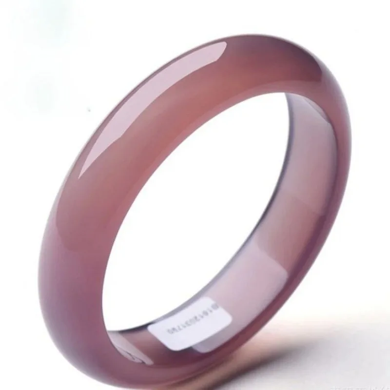 

New Natural High-ice Purple Agate Chalcedony Bracelet, Fashionable and Elegant Temperament Versatile Jewelry