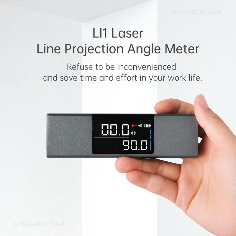 Imagem -02 - Xiaomi-duka Atuman Instrumento de Fundição de Ângulo a Laser Medidor de Ângulo em Tempo Real li com Tela Led Dupla Face de Alta Definição