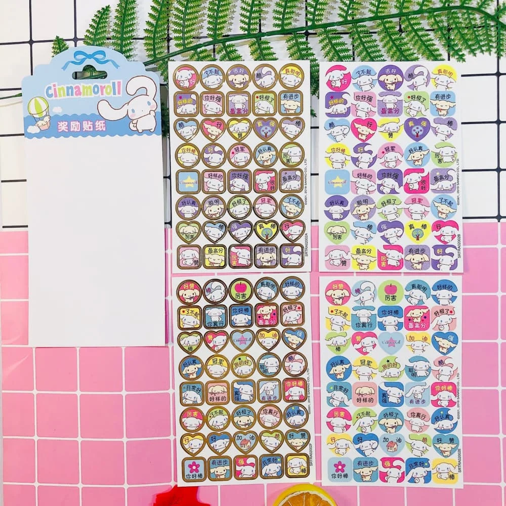 สติกเกอร์ซานริโอของแท้ น่ารัก เฮลโลคิตตี้ เมโลดี้ การ์ตูนอนิเมะ สติกเกอร์ติดแล็ปท็อป สมุดภาพ โทรศัพท์ สติกเกอร์คลาสสิก ของเล่นเด็กผู้หญิง