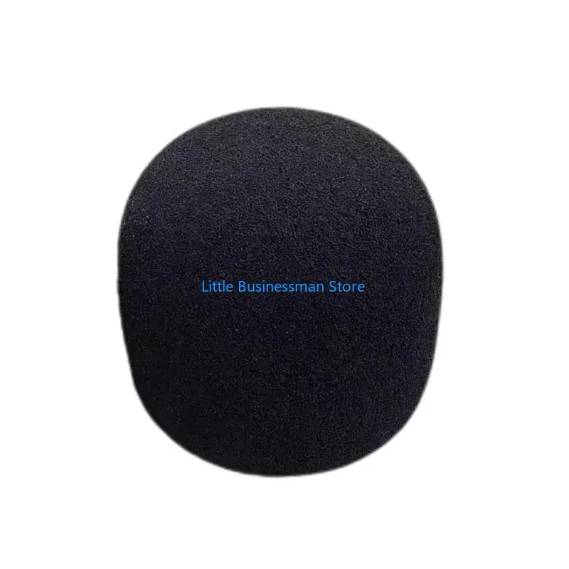 Aufsteckbare Mikrofon-Schaumstoffabdeckung für Seiren V3Mini, schwarze Windschutzscheibenhülle für Aufnahmen M76A – Detail 4