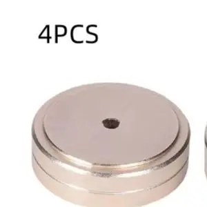 4pcs Speaker Foot Pad Feet Pads Speaker Stand Feet Vibration Damper Alloy Speakers Isolation Feet Pad For Speaker Amp CD Player
