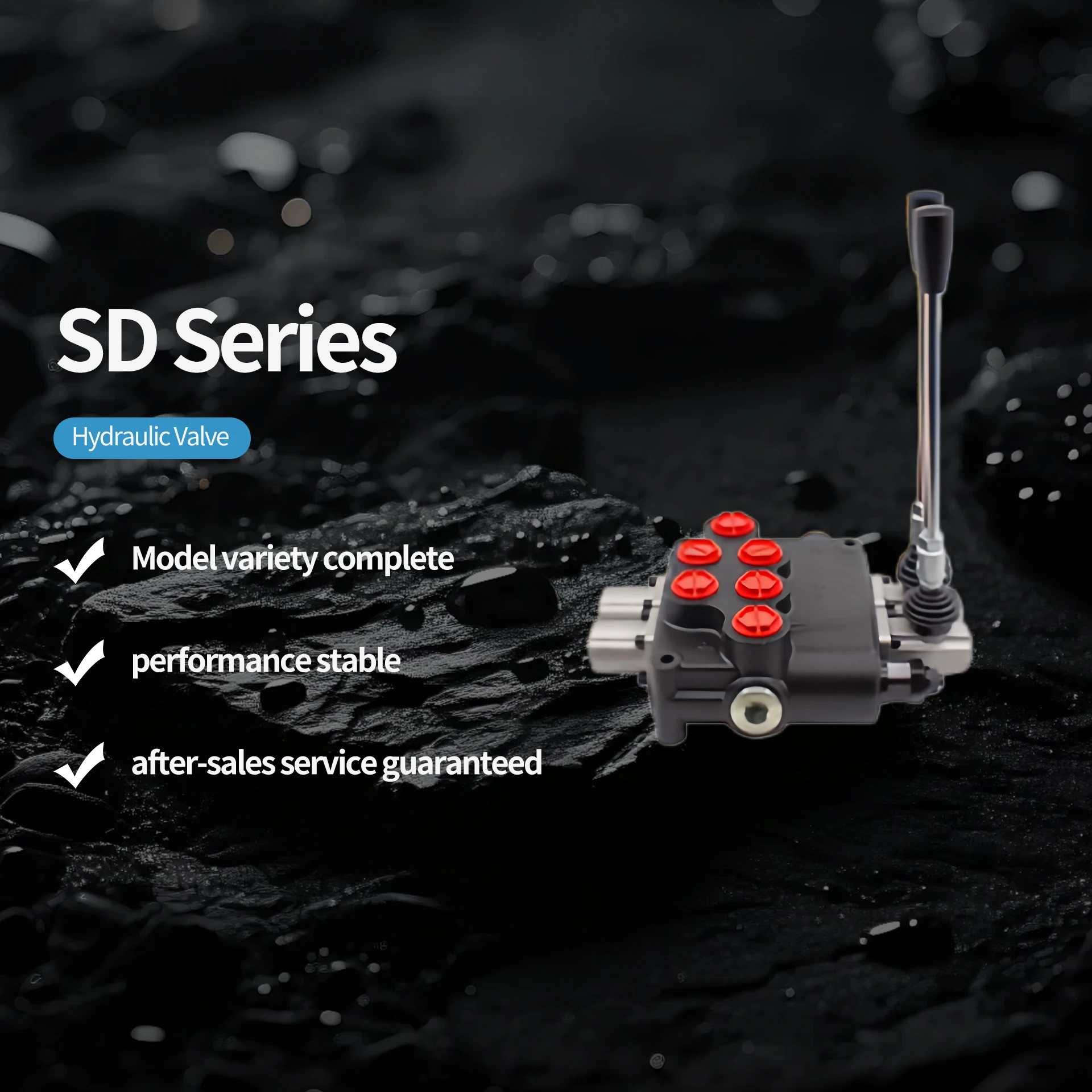 SD Hydraulic Distributor Solenoid Control Valve For Mud Flap Tractor Hydraulic Valve