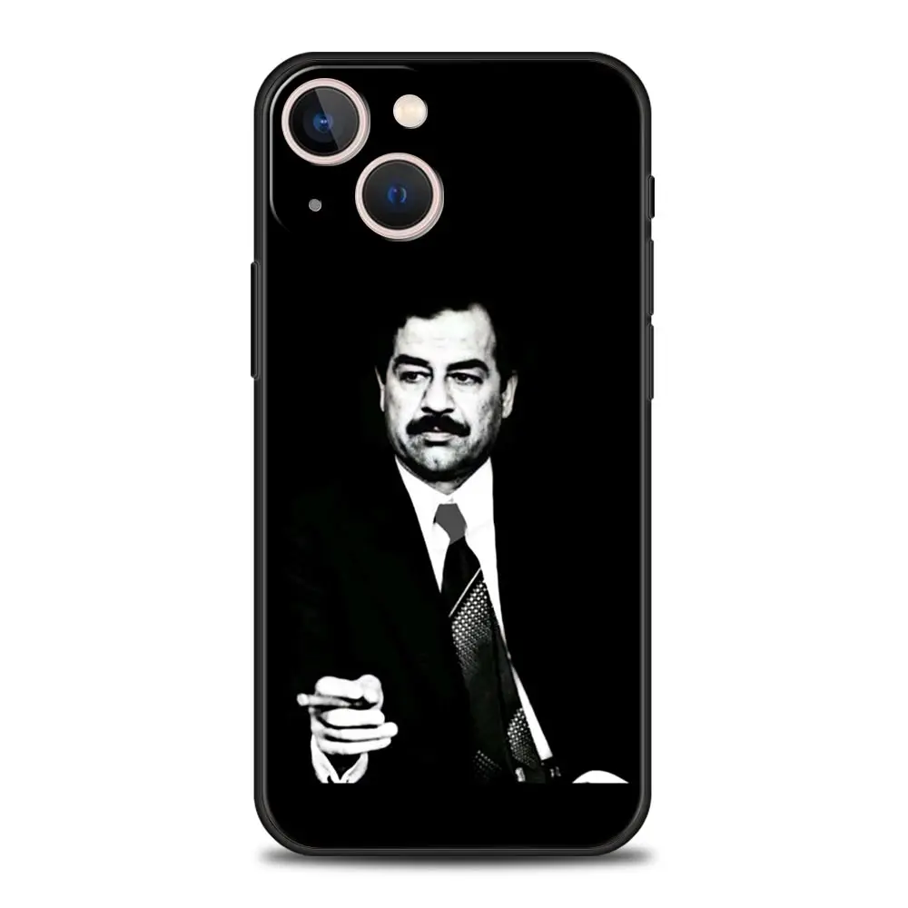 حافظة لهاتف آيفون 16 15 14 13 12 11 Pro Max XS X XR SE 7 8 Plus حافظة حماية عربية العراق Saddam Hussein iPhone 16e #2