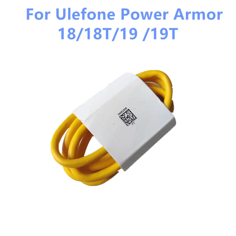 New Original Ulefone Power Armor 18 18T 19 19T Phone Offcial 6A Dual Type-C TypeC Port USB Cable Transfer Data Line