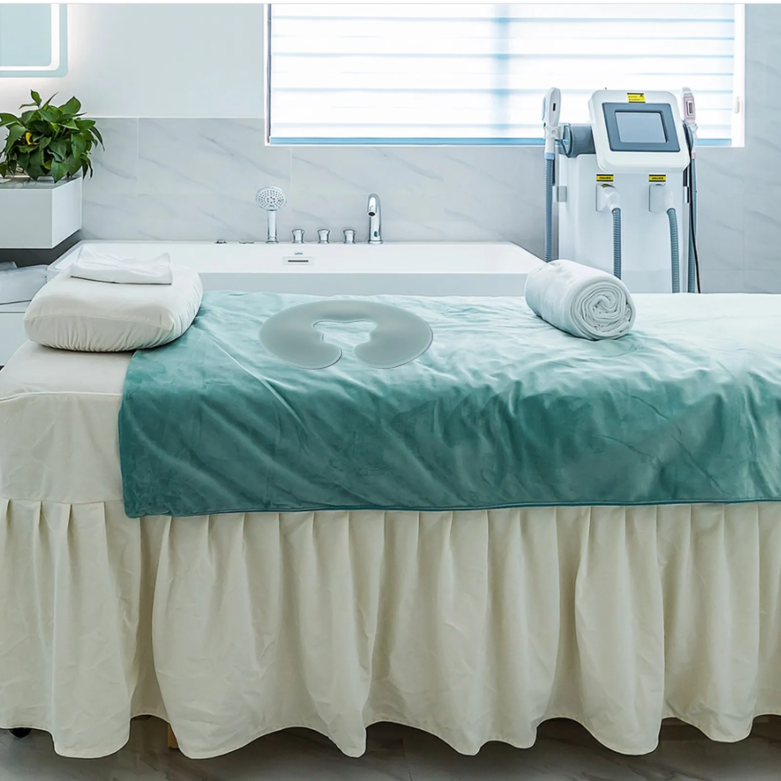 

Подушка для массажа в салоне красоты: терапевтическая поддержка шеи и спины, комфортная подушка для спа-процедур и процедурных кабинетов