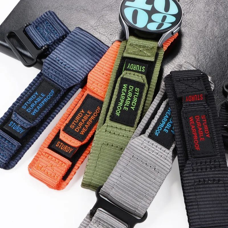 

20mm 22mm Quick Release Breathable Weaving Durable Nylon Watch Strap for Universal Soft Sport Watch Band Bracelet Accessories