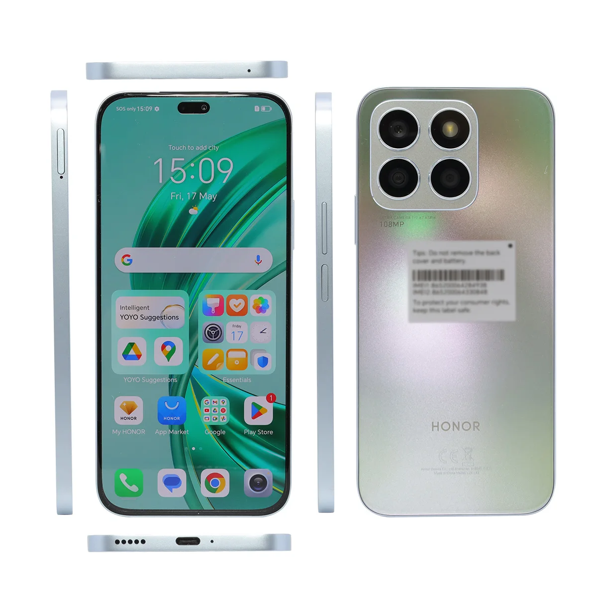 Imagem -02 - Smartphone Honor-x8b 4g 8gb de Ram 512gb Rom Snapdragon 680 67 90hz Refresh Rate Display Câmera 108mp Bateria 4500mah Novo