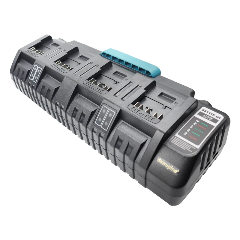 HAKSINKY 4-port Fast Charger Lithium Battery Charger for Bosch 14.4–18V Batteries with USB Port Supports Mobile Phone Charging