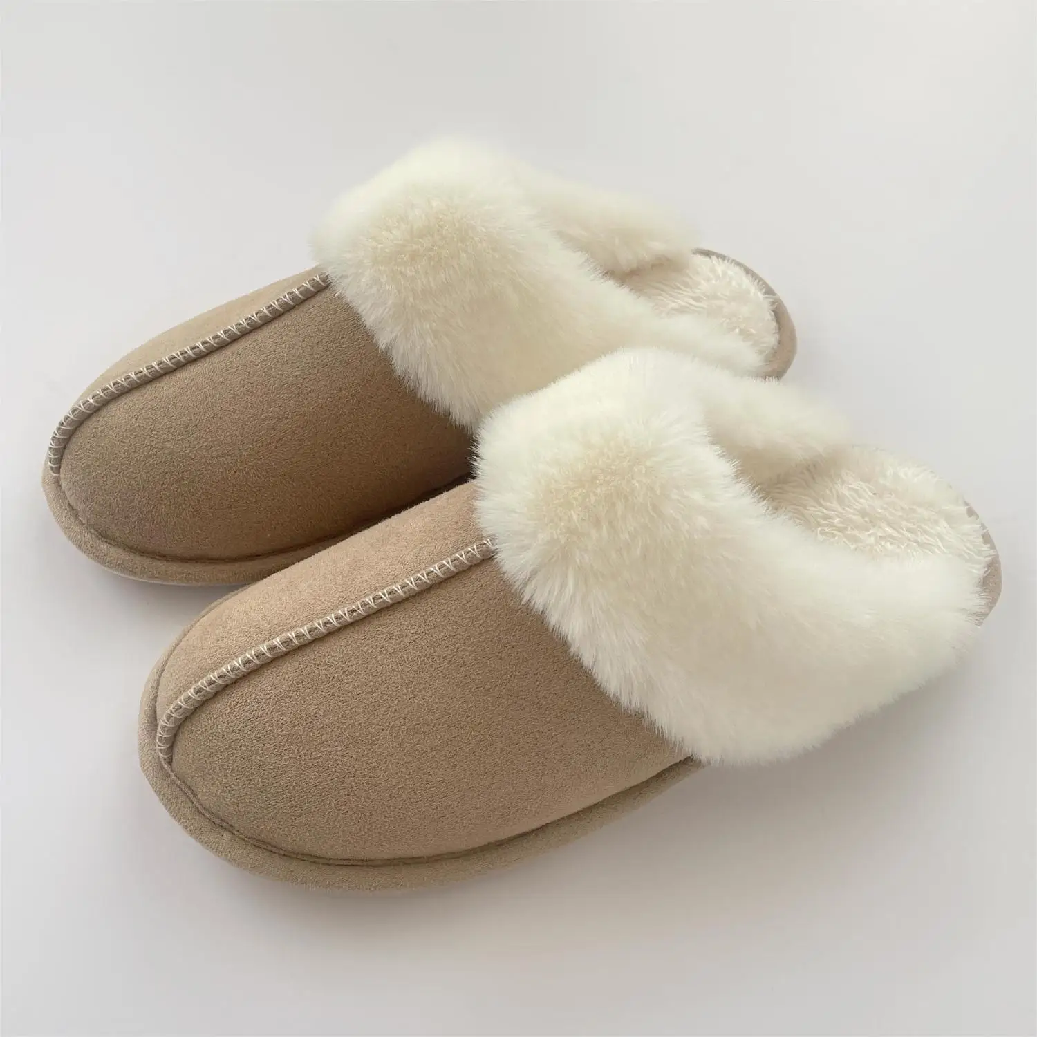 2024 Autumn/Winter Plush Home Cotton Slippers Premium Couples Elderly Shoes, Large Size Shoes for Women