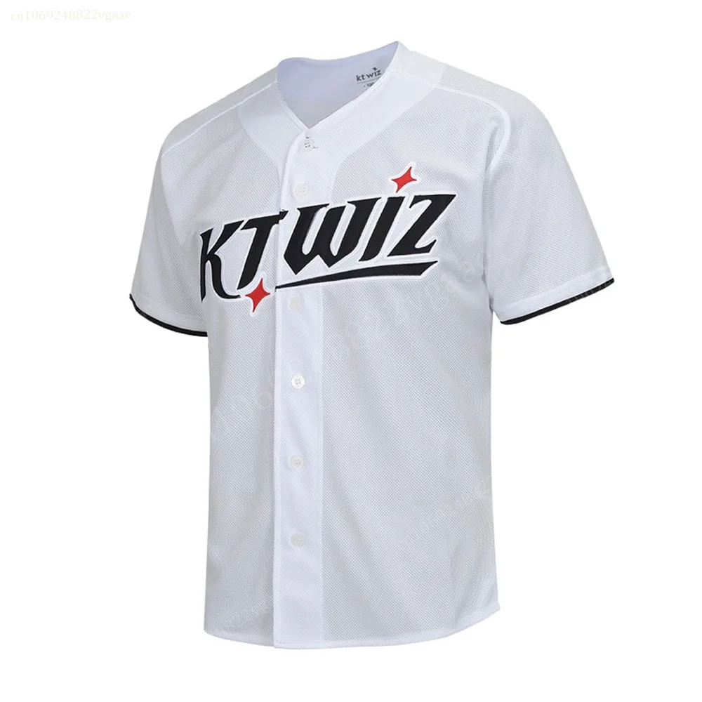 Summer 2024 Korean Landers Baseball Jersey Men Boys T Shirt Children KIDS Training Uniform Team Top