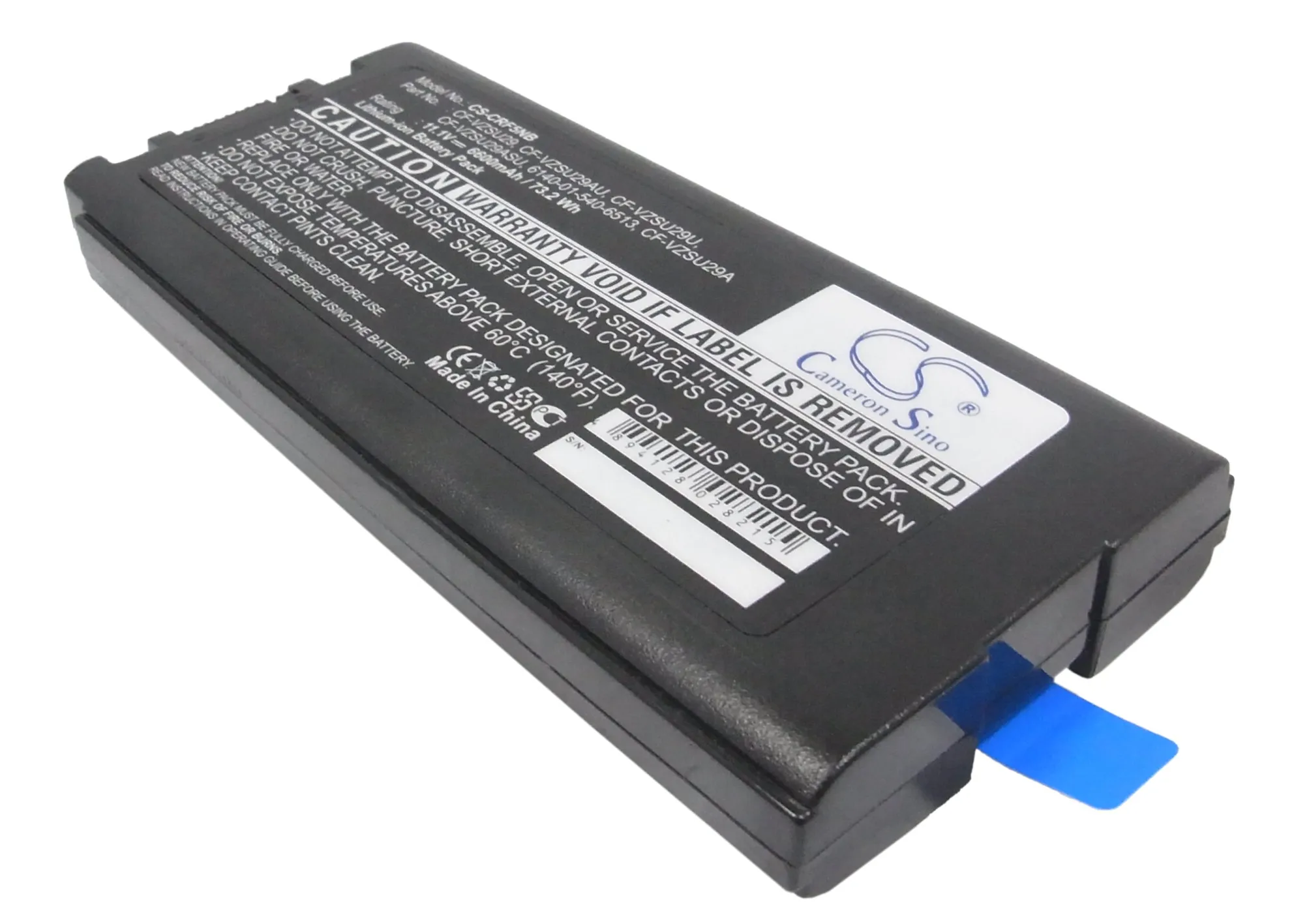 CS 6600mAh battery for Panasonic ToughBook CF29,CF-29,CF-29A,CF-29E,CF-29JC1AXS,CF-29JC9AXS,CF-29LW1AXS,CF51