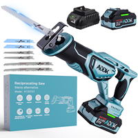 Professional Cordless Reciprocating Saw,Brushless motor, Ideal for Sawing with Wood/Steel, 28mm Stroke Length,EU Plug
