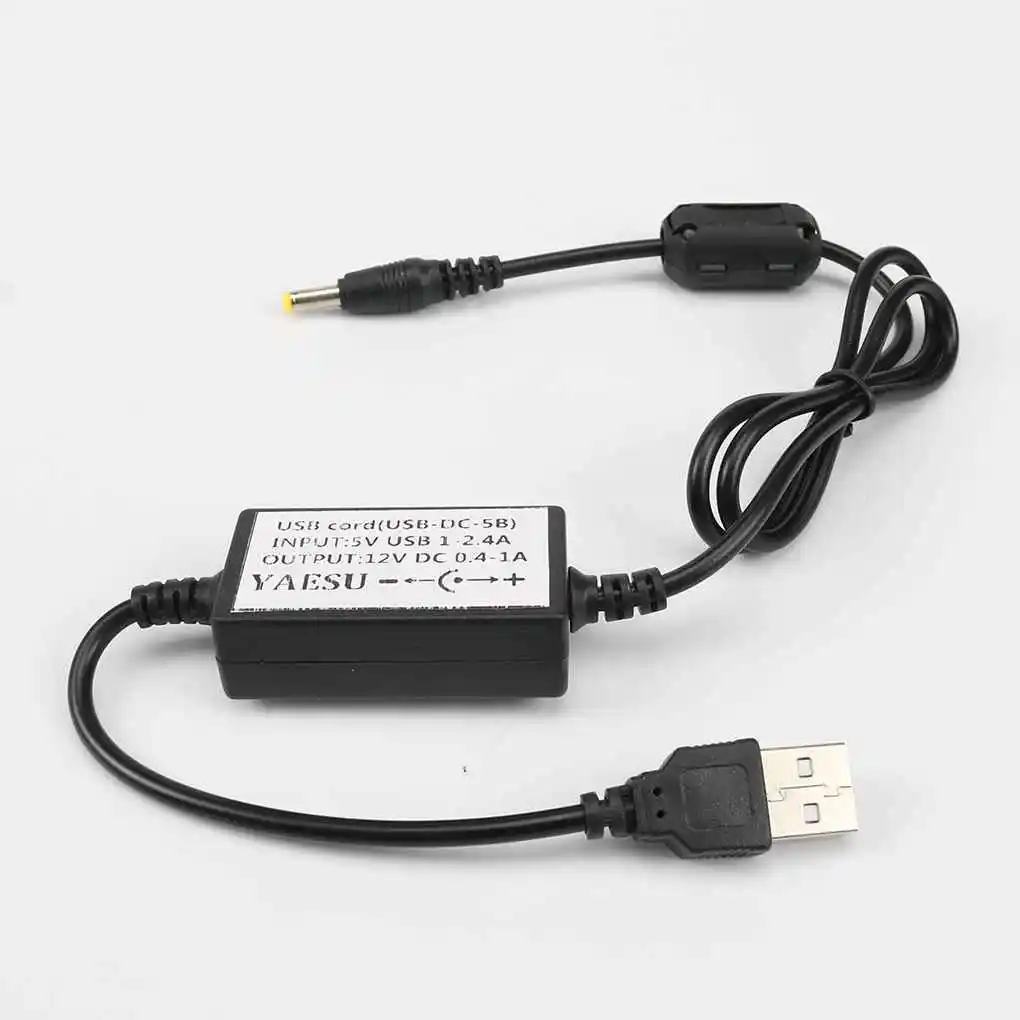 Black USB Intercom Charging Cables Chargers for Yaesu VX-8R VX-8DR VX-8GR FT1DR FT2DR FT1XDR FT-817 VX-5R Radios