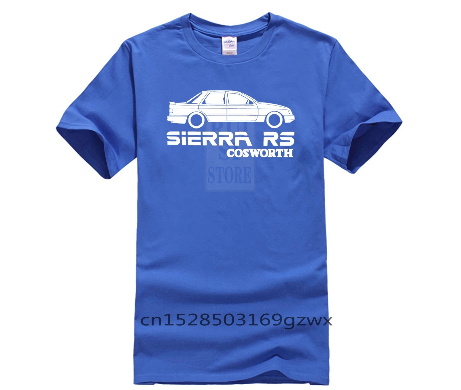 Men Printing Short Sleeve Tshirt trend Classic Ford Sierra RS Cosworth Retro Silhouette Graphic Men s T man\'s T shirt