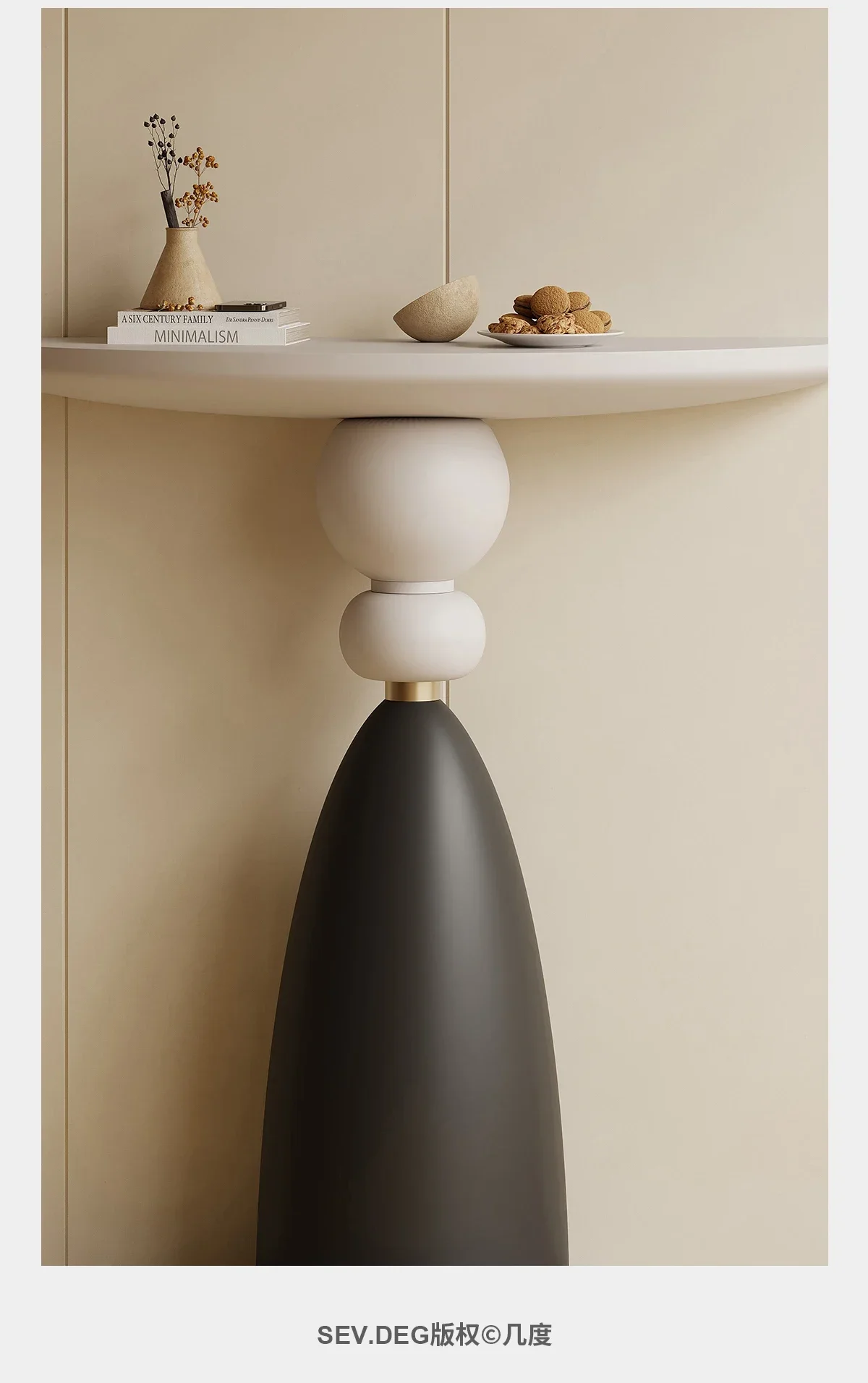

Creative entrance table against the wall French small size narrow entrance table entrance door rack