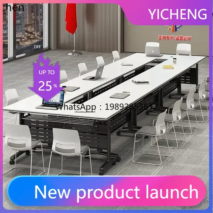 

A2-10 Folding Training Tle Educational Institution Double Student Desk Movle Splicing Activity Conference