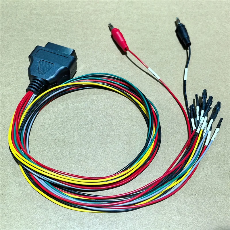 OBD Breakout Tricore Interface Cable With ECU Pinout 12V Switch Includ OBD2 Diagnostic Adapter ECU Universal Connection Cable