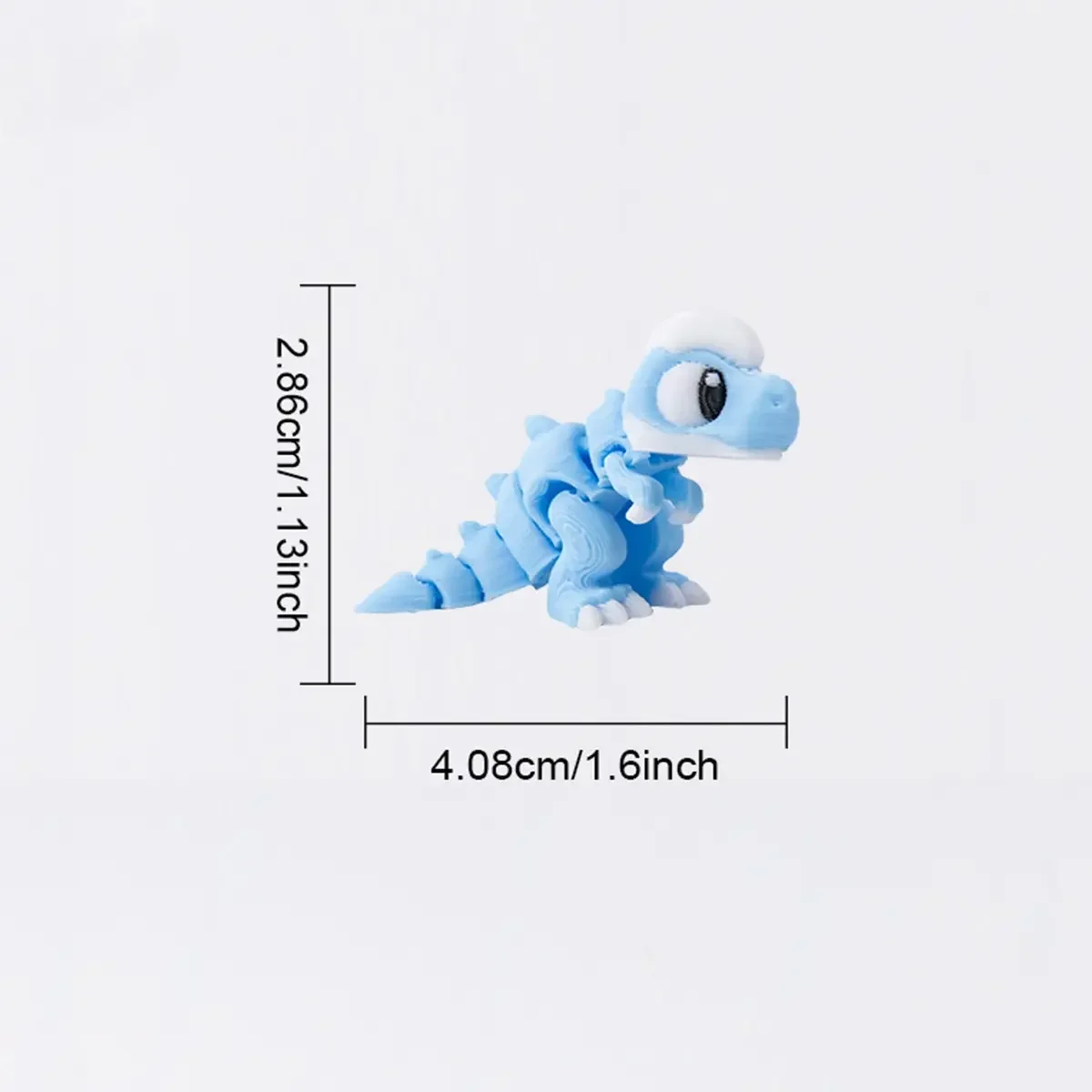 3D Printed Mini Statue Dinosaur, Colorful Small Animal Model, Multi-Joint Desktop Decor, Perfect for Home Office Decoration, Home Decor Statues