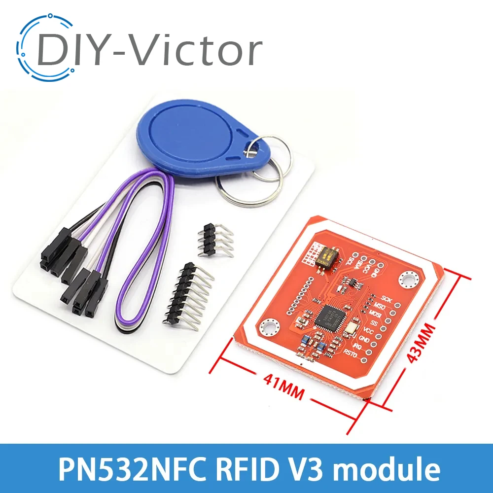 RFID module PN532 RC522 MFRC-522 RDM6300 Kits NFC S50 13.56 Mhz 125Khz 6cm With Tags SPI Write & Read for arduino uno 2560