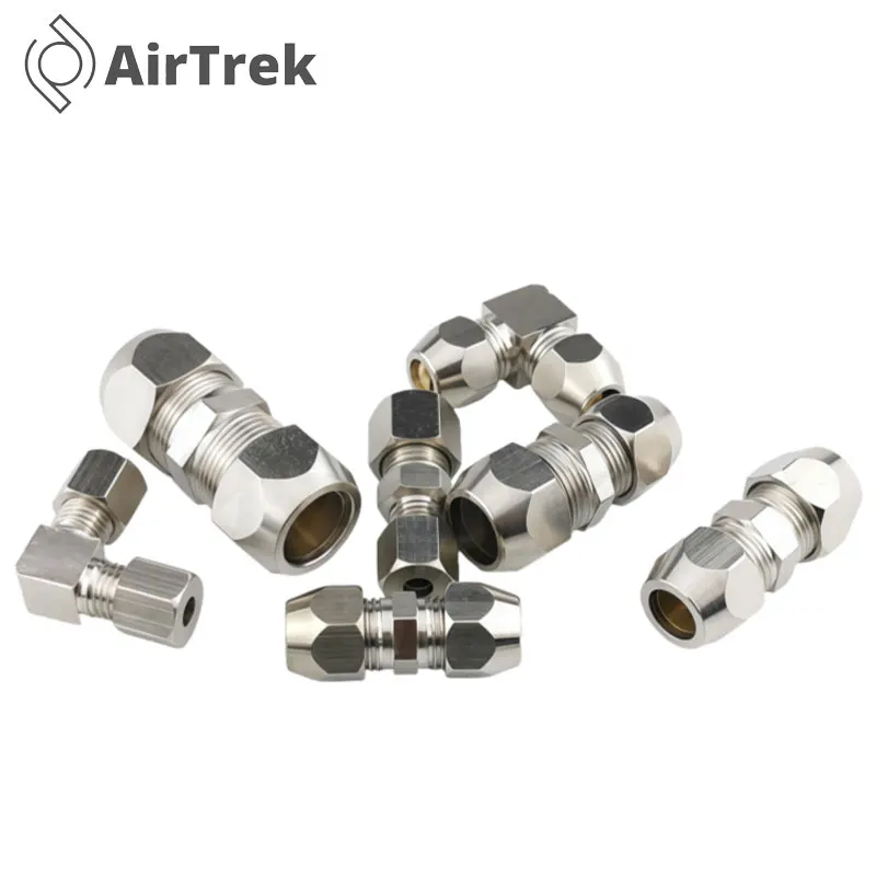 

Трубный фитинг с компрессионным наконечником, конический наконечник из ПУ/PM/PV для труб 6/8/10/12/14 мм, детали гидравлического/пневматического соединения труб