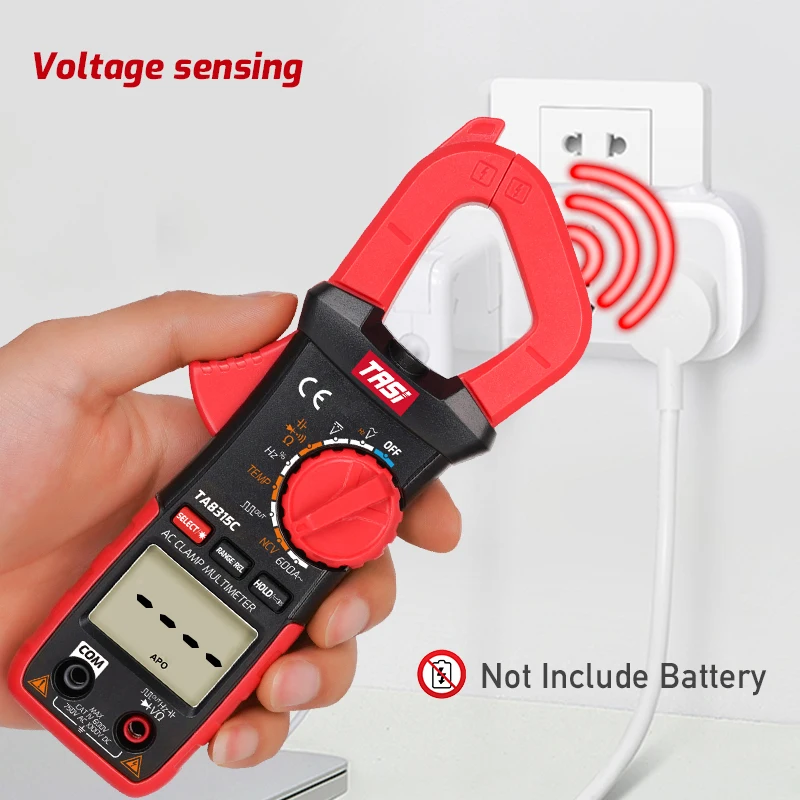 

Digital Clamp Meter Ammeter With AC/DC Current Temperature High Precision Multimeter Capacitance True RMS NCV Home Appliance