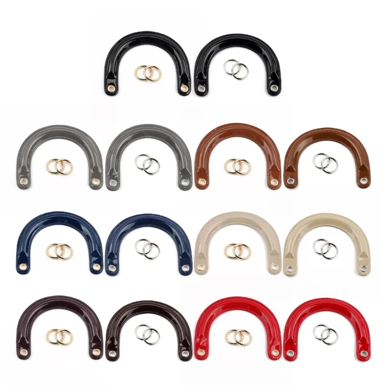 Straw Bag DIY Lady Purse HandcraftedBag Accessories Replacement Handbag Handles