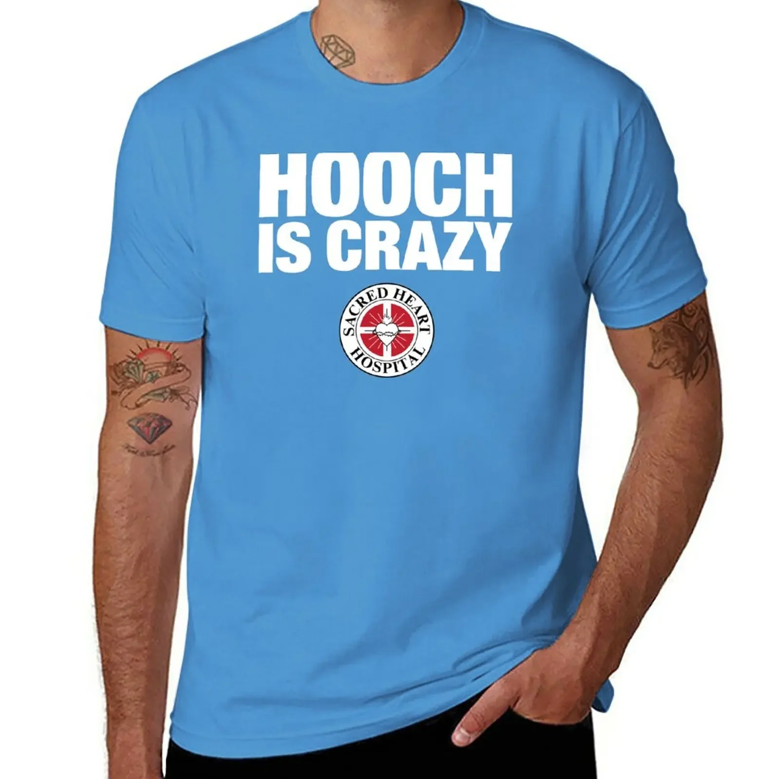 Hooch IS Crazy T-Shirt oversized cute tops summer top mens big and tall t shirts