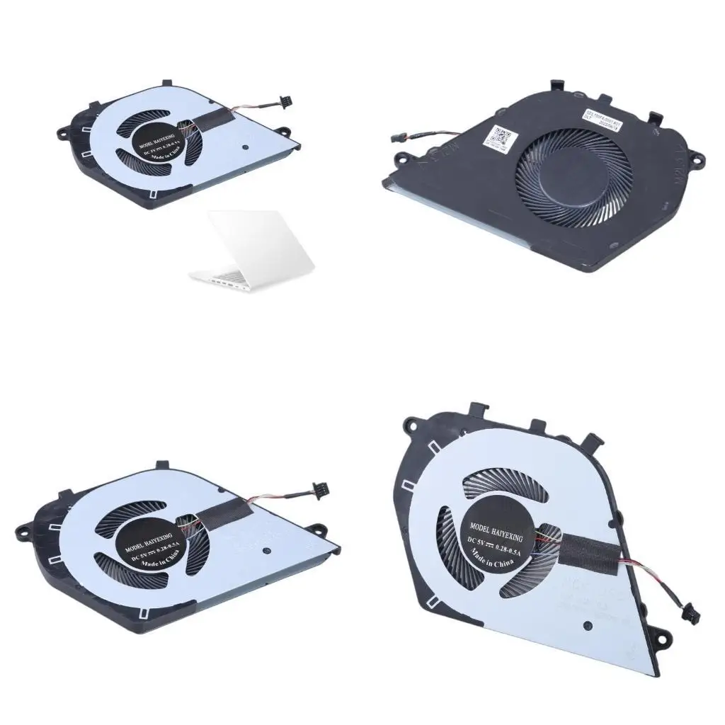 

652F CPU Cooling Fan DC5V 0.5A Laptops Coolers Heatsinks Fan 4Pin Radiators