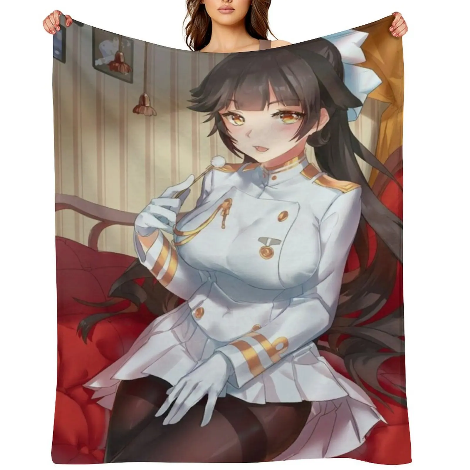 

Azur Lane - Takao Throw Blanket Furrys halloween Decorative Beds Sofa Blankets