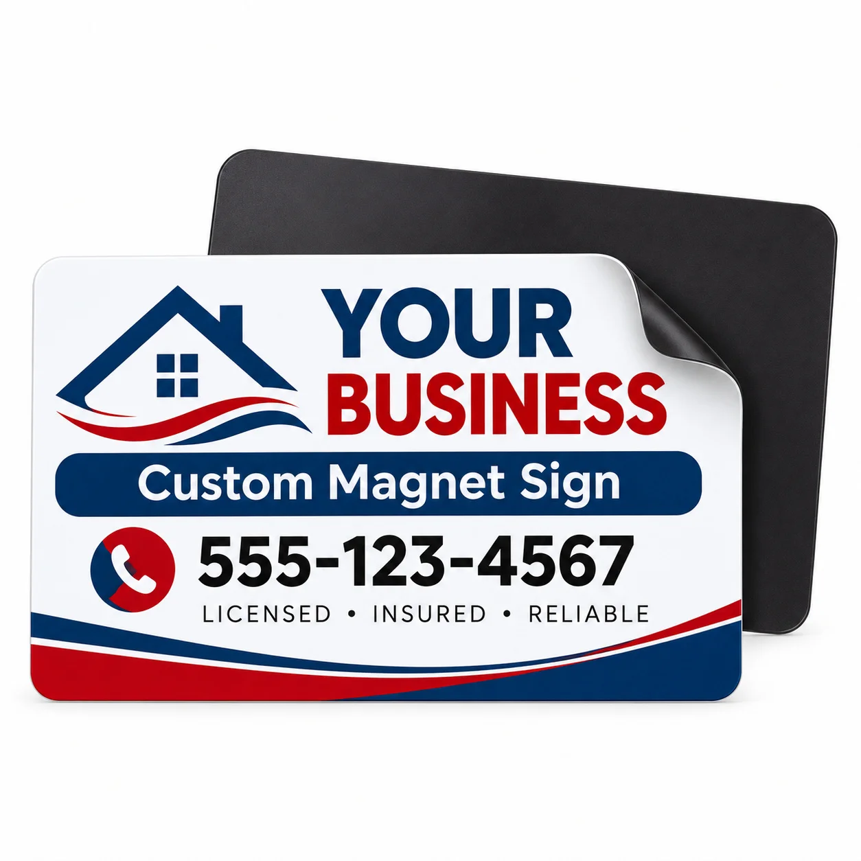 Custom Car Magnet Logo Truck Truck Body Stickers Magnetic Personalized Advertising Printed Car Modification DIY