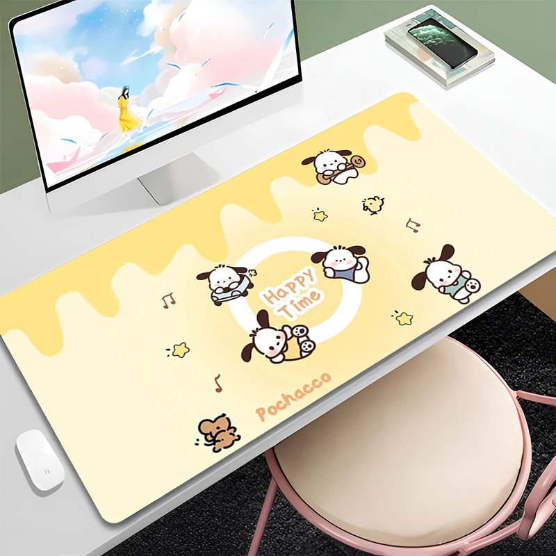 

MINISO Sanrio Mouse Pad Pachacco Kawaii Anime Keyboard Table Mat PC Computer Game Anti-Slip Mousepads Large Mice Mat Cute Carpet