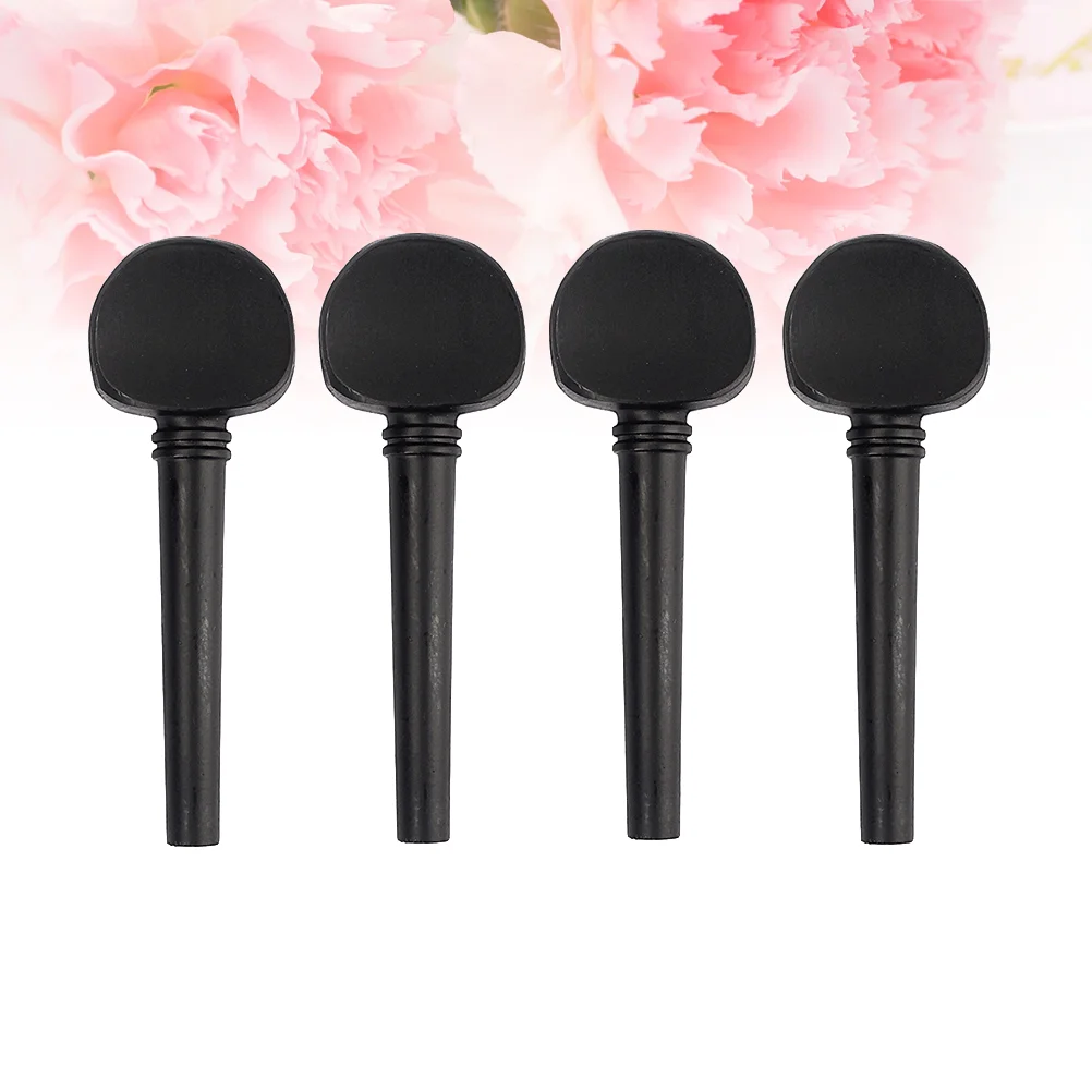 Wooden Ebony Cello Pegs Replacement Accessories Tuning Pegs Pegs Cello Pegs Replacement Accessories Tuning Pegs Shaft Handle