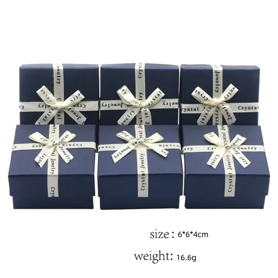 1Pc Letter Bow Jewelry Box Necklace Earrings Ring Valentine's Day Gift Box Elegant Upscale Display Storage Package Supplies