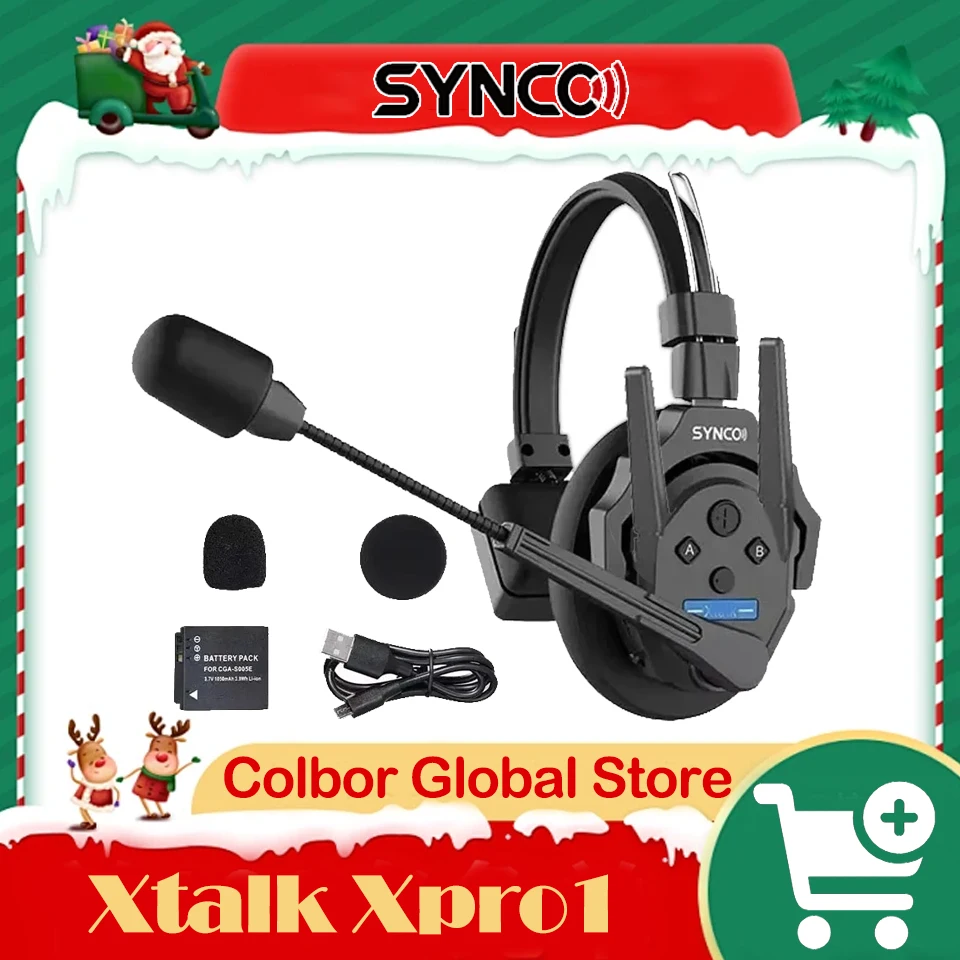 

SYNCO Xtalk Xpro1 Single-Ear Headset Remote Wireless Intercom System for Filmmaking Television Record for Video Studio